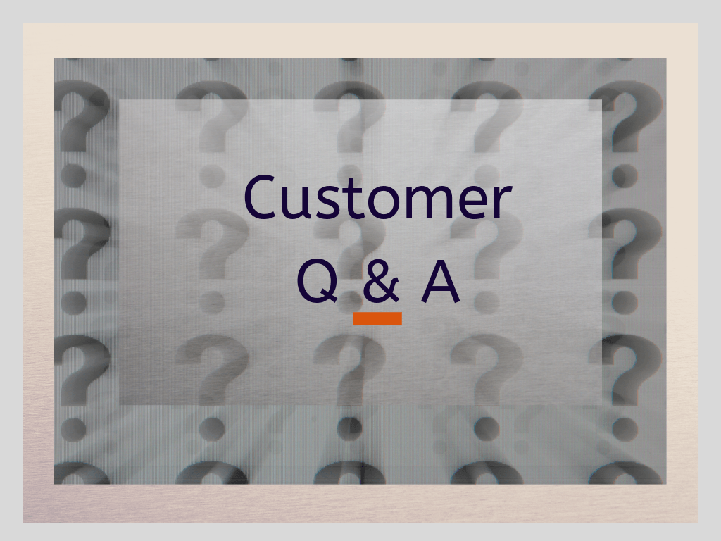 Customer Q&A