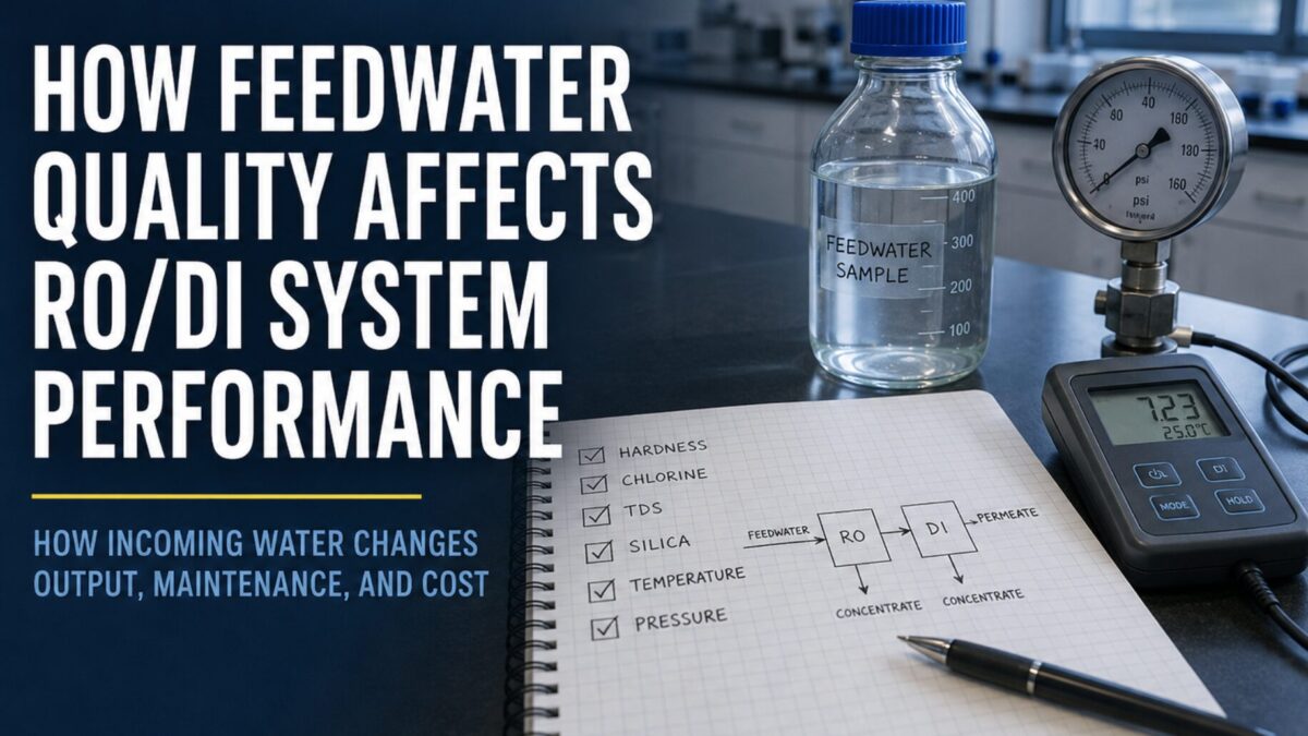 How Feedwater Quality Affects RO/DI System Performance Graphic